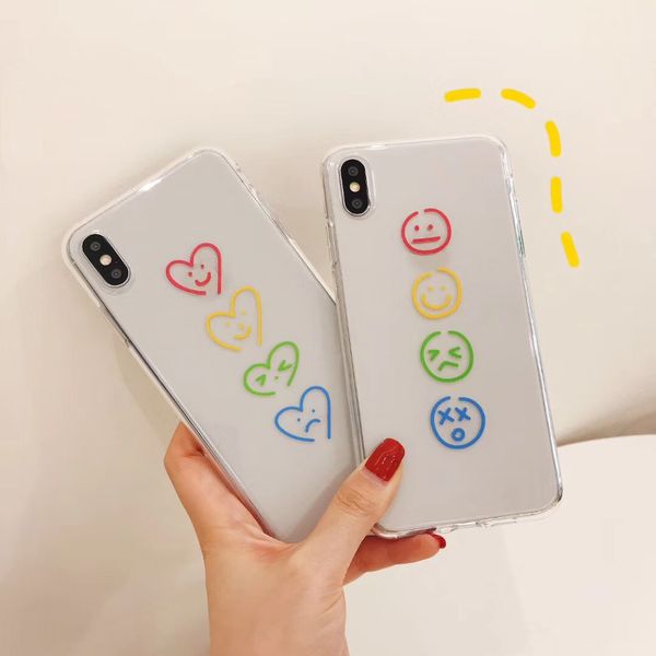 

модули корея супер огонь цвет смайлик любовь сердце телефона чехол для iphone хз макс хс х 6 6с 7 8, а также смешные четкая закономерность ч