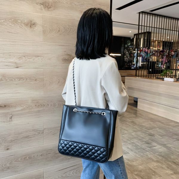 

new women big leather shopping bag soild purse large tote grocery bag eco exquisite shopper shoulder bags for young girl jd01021