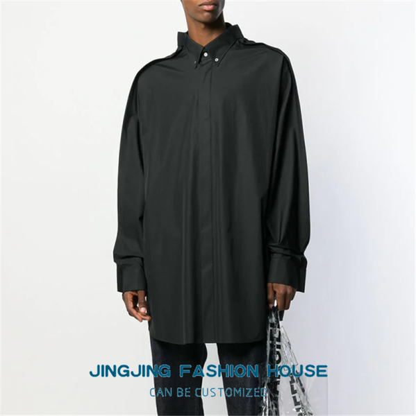 

s-6xl new style men's long-sleeved shirt korean version loose lapel shirt youth personality spring casual jacket, White;black