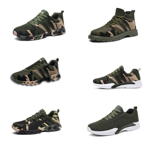 

2019 no-brand designer shoes men women sports shoes camouflage army green outdoor trainer siez 35-44 style 17