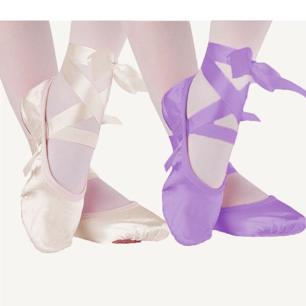 

pink purple apricot red canvas ballet dance shoes split suede sole children 23-30 children slippers, Black;grey