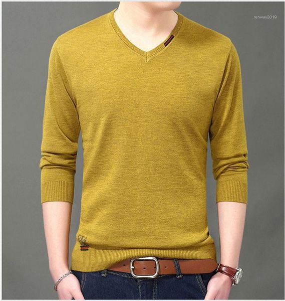 

v neck long sleeve men designer clothing casual comfortable male knit solid color mens sweaters thin, White;black