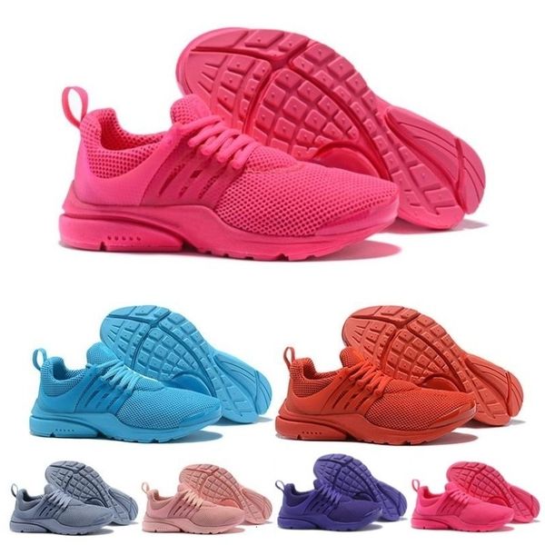 

5 36 45 4 новый роскошный дизайнер кроссовки presto br qs дышать черный белый желтый красный мужские тренеры женщины горячие мужчины обувь п