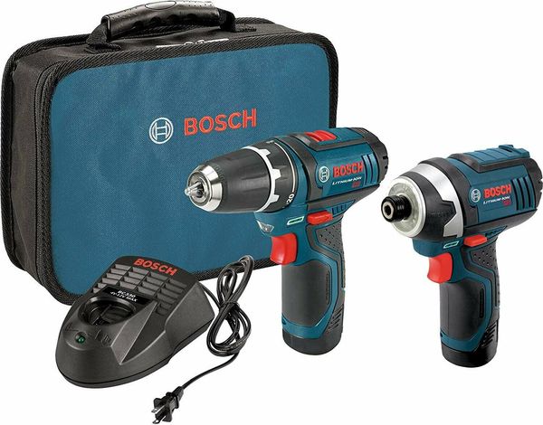

Bosch Power Tools Combo Kit CLPK22-120 - 12-вольтный аккумуляторный набор инструментов ...