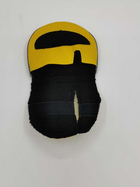 

wholesale golf headcover one piece new golf mallet putter head cover yellow crown mallet putter ing