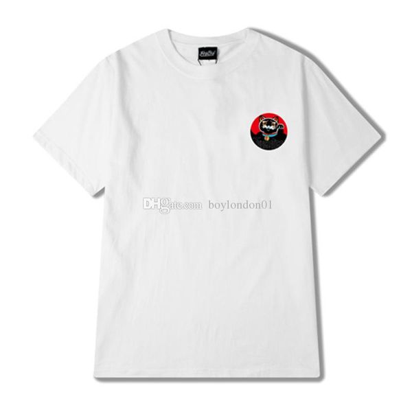 

горячие мужские продавая конструктора t shirt luxury комфортное мужчины с коротким рукавом hip hop подходит мужчины женщины мультфильм печат, White;black