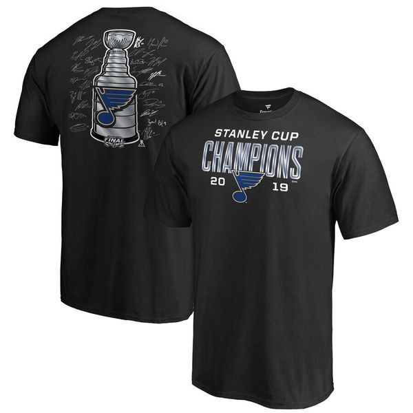 

2019 nhl tanley cup champion t loui blue t hirt conn mythe trophy winner chwartz pietrangelo tara enko t hirt