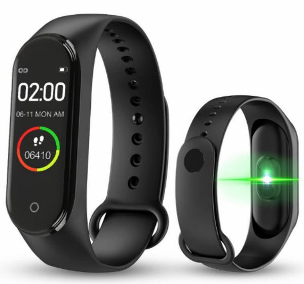 

fitness tracker m4 smart bracelet watch sport bracelet heart rate smart watch 0.96 inch smartbracelet monitor health wristwatches