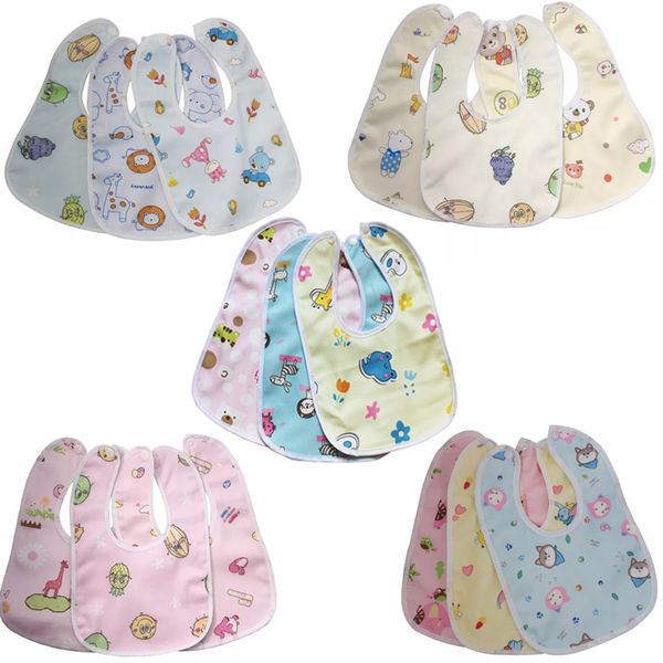 

cartoon animal baby bibs baby burp cloths bibs and burp cloths waterproof triangle bibs newborn girls boys soft cotton double bibs hitting c