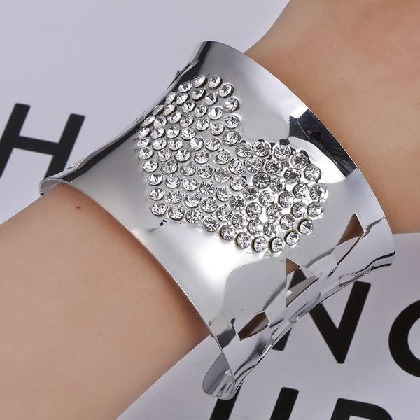 

2019 new arrival bracelet love crystal creative bracelet men and women multi-layer statement gift jewelry, Black