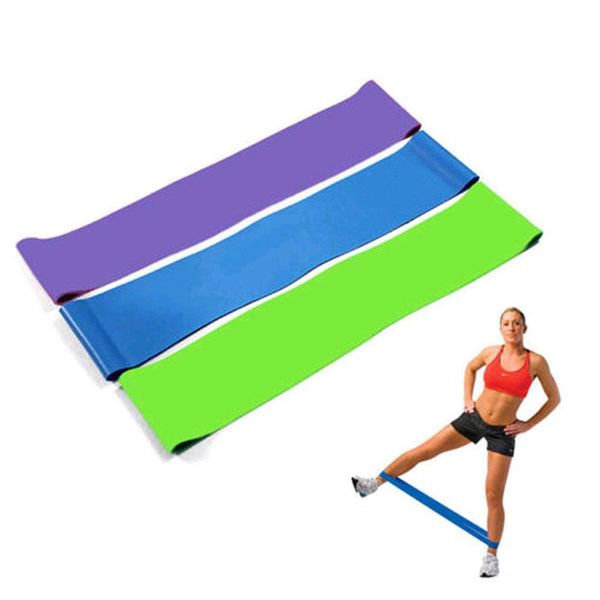 

resistance band loop yoga pilates home gym fitness exercise workout pull up rubber bands rope latex strength training 2019