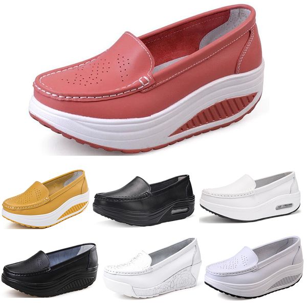 

running shoes for women color white black pink yellow blue fashion sports shoes non brand eur 35-40, White;red