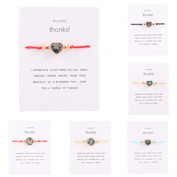 

ornaments thanks thank card bracelet hand decorative copper package edge abalone shellfish handmade weave bracelet hand rope girl bangle, Golden;silver