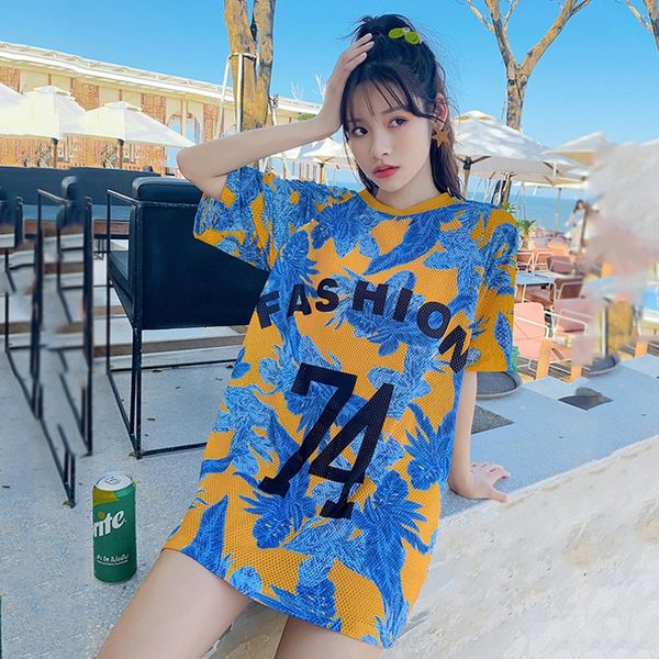 

icg59 2020 bikini three-piece swimming bikini swimsuit suit female split sports conservative belly-covering slim large size spring swims, White;black