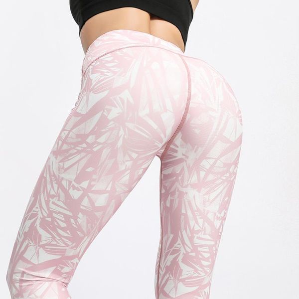 

women's printed tights high waist seamless stretch pocket leggings fitness sports hips leggings yoga pants, White;red