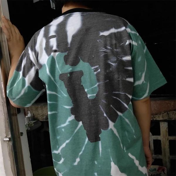 

новый праздник футболка хип-хоп мода мужчины женщины круглый вырез тройник классический уличный скейтборд дышащий повседневный короткий рука, White;black