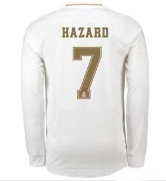 

personalized Long Sleeve 19-20 7 hazard customized Thai Quality sports jerseys,10 MODRIC 9 BENZEMA 8 Kroos 22 ISCO fan shop for sale custom