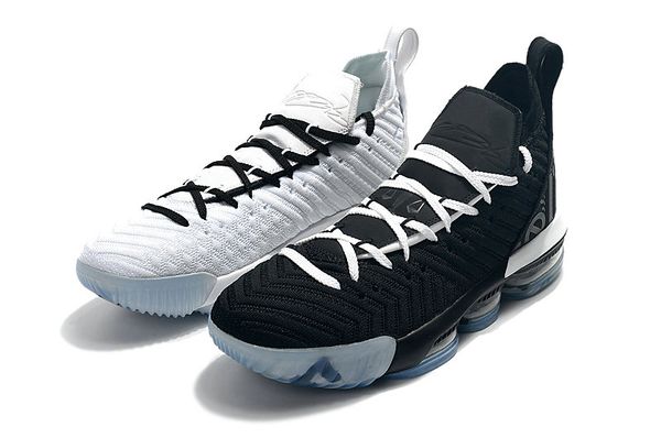 

mens xvi 16 equality home king basketball shoes white james 16 16s bhm black history month sneakers size us 7-12 with box