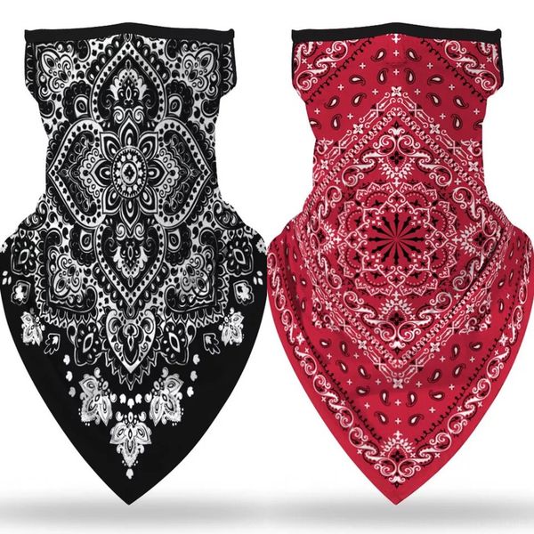 

yw0be winter summer cycling balaclava face mask ride running scarf headwear sports bandana bicycle fishing mask cover magic scarf, Black