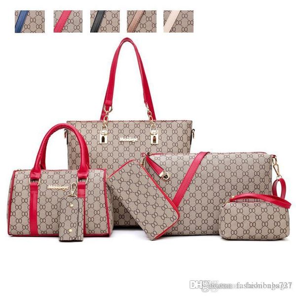 

sugao женщины сумка роскошные сумки дизайнерские сумки 5 цветов 6шт набор totes плеча сумки сумки креста тела сцепления косметические держат