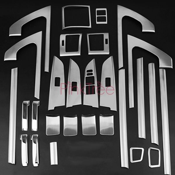 

2008 2015 2016 2017 interior chrome silver door handle cover decoration for land cuiser 200 styling accessories
