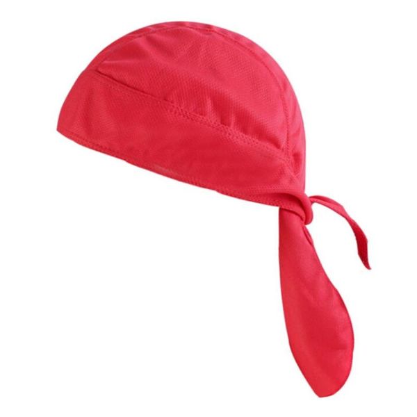 

summer solid riding bandana cap, Black