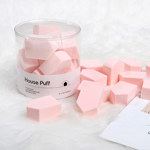 

15pcs cosmetic puff wet and dry multifunctional pentagon small powder puff women makeup tools set