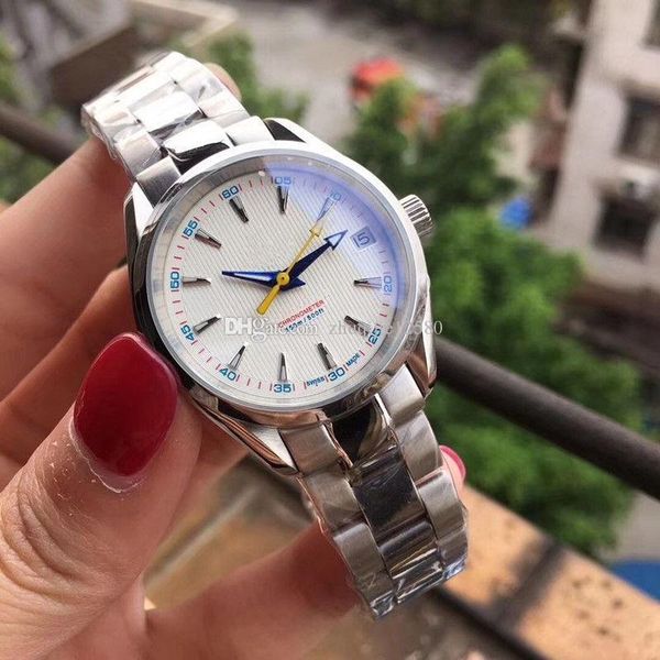 

wholesale classic lady watches two colors 31mm dial 316 stainless steel belt watch 821a automatic movement watches ladies luxury watch, Slivery;brown