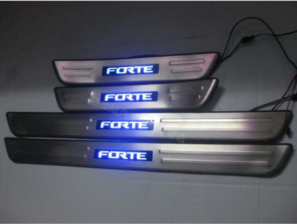 

for kia soul /sporttage blue light modification with led light welcome pedal threshold
