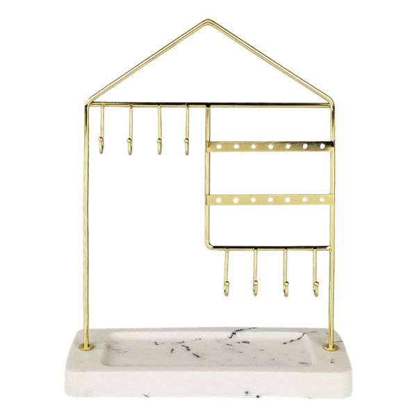 

creative jewelry storage jewelry rack earrings necklace display rack storage display, Pink;blue