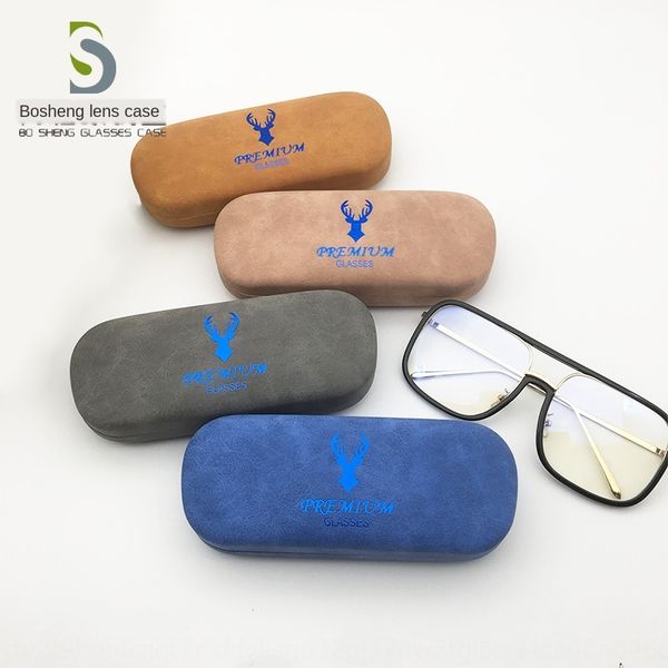

sheep pattern blue myopia optical anti-pressure increase men's and women's deer head glasses box myopia glasses box