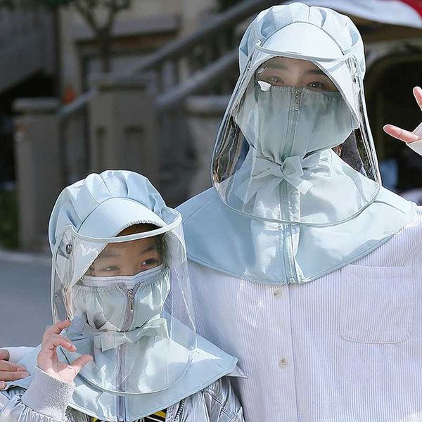 

women men anti pollution protective hat dustproof cover adults removable recyclable cap hat for allergy/asthma/travel, Blue;gray