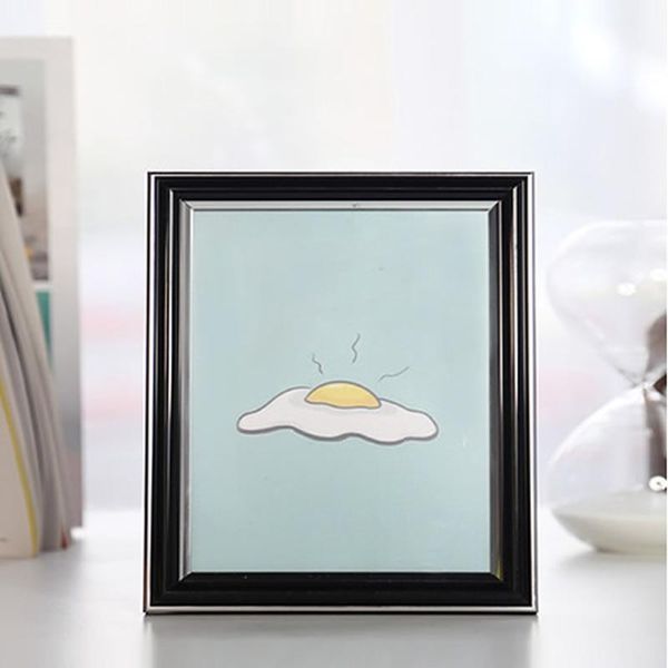

1 pc creative pvc picture frame rectangle p memo furnishing articles picture frame cadre p soporte fotos