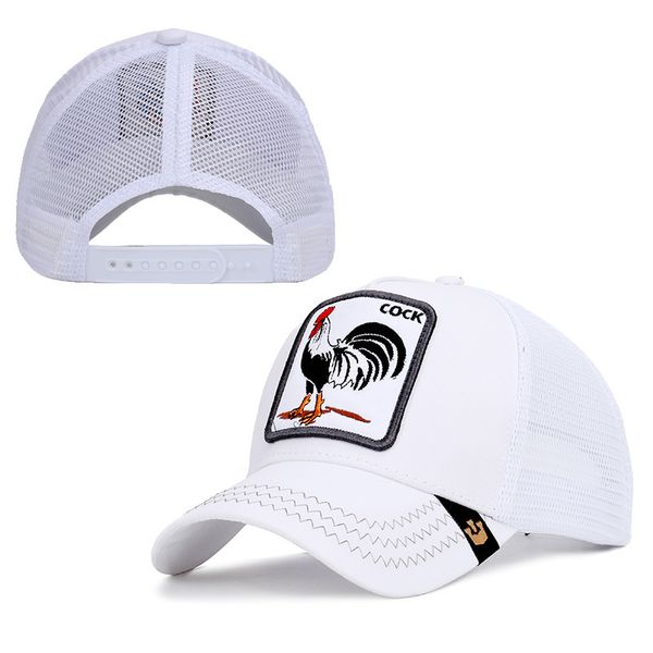 

Cu tom ba eball cap hip hop treet fa hion tyle per onality outdoor cute animal cock roo ter port hat cap for women and men