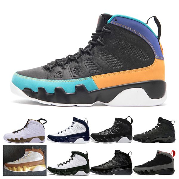 

New Arrive 9 Dream It Do It Basketball Shoes mens 9s UNC Bred 2010 RELEASE Mop Melo Anthracite The Spirit Sport Trainers Sneakers