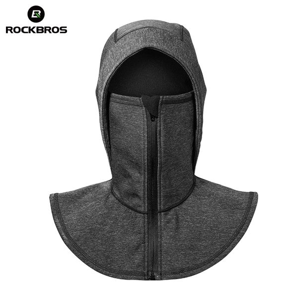 

rockbros windproof thermal fleece ski headgear skiing bibs snowboard neck warmer face mask snow sport headwear ski hat equipment