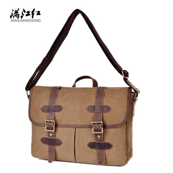 

vintage crossbody bags for men briefcase laptote canvas sling shoulder messenger bag mens document bag bolsa mens business