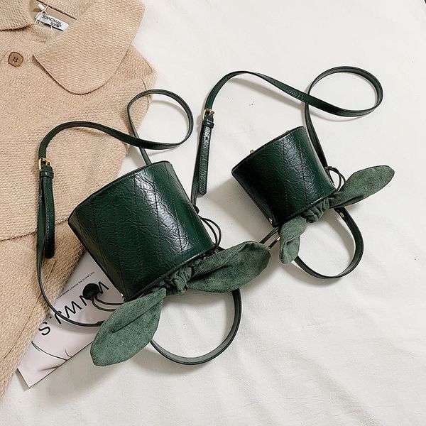

bag for women girls carrying small bags women 2019 new fashion embroidered line shoulder messenger bag joker bucket