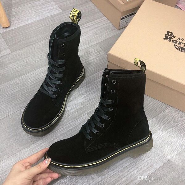 

super fire shoes autumn and winter new warm winter boots running low heel shoes black boots shoes wild handsome british fan car boots