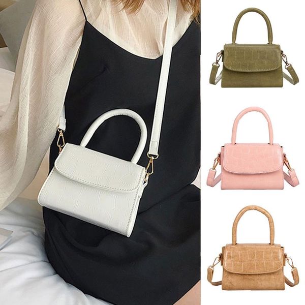 

крокодил pattern crossbody сумка для женщин 2020 малой цепи сумки малого мешок pu кожаный мешок дама вечерних сумок