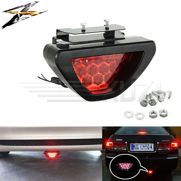 

f1 universal style 12v led white blue red third stail brake tail light bulb f1 car rear light