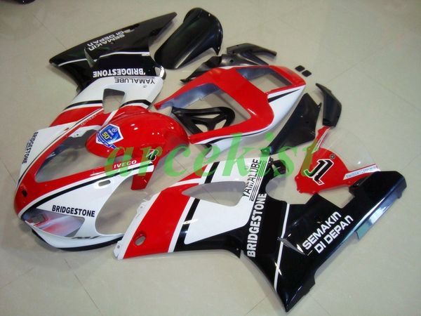 

4 бесплатных подарки нового abs мотоцикл полных обтекатели комплекты подходят для yamaha yzf r1 1998 1999 98 99 тела набора пользовательских