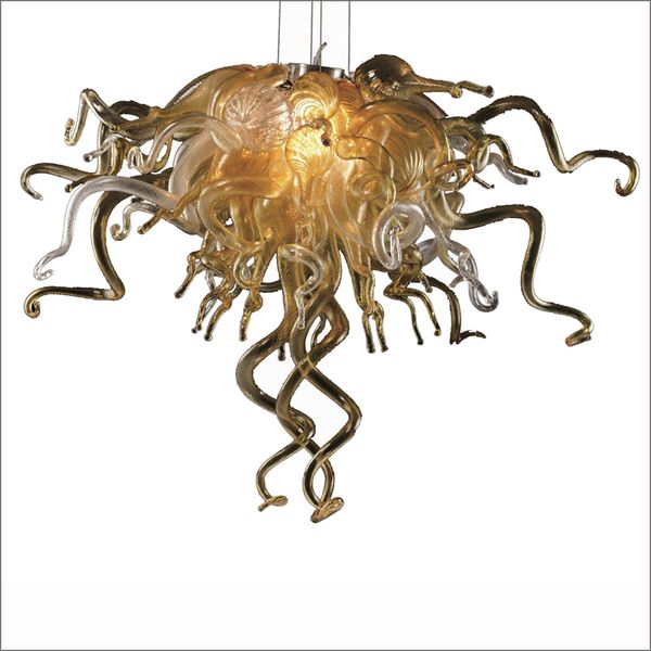 

art decorative designer chihuly style handmade blown glass chandeliers multi colored restaurant decorative modern pendant lamps