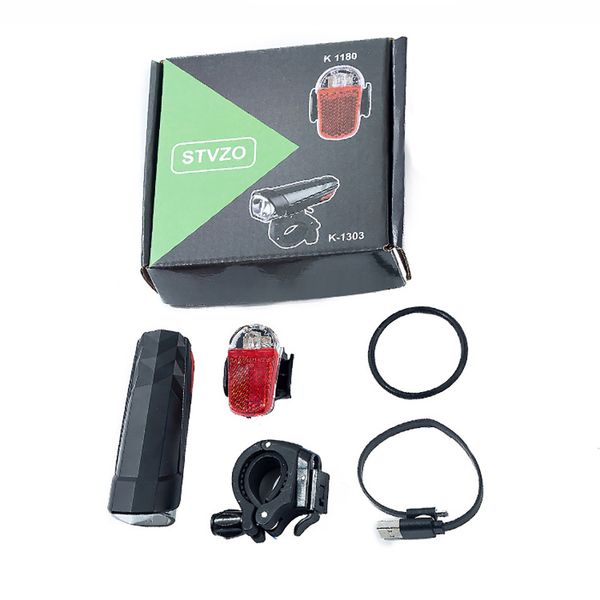 

cycling light standard bike light set usb recharge bike headlight