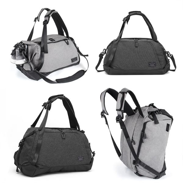 

new men sport gym bag with shoes compartment waterproof bag outdoor backpack crossbody support durable fitness travel bag