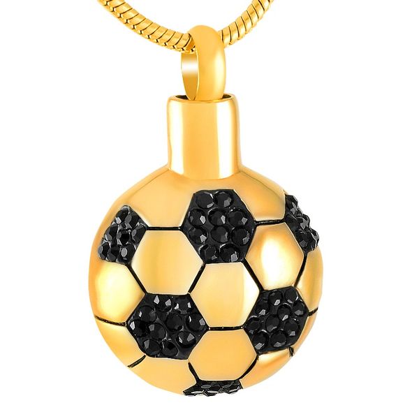 

ijd8299 stainless steel cremation gold baseball souvenir pendant for ashes urn keepsake memorial necklace men and women jewelry, Silver