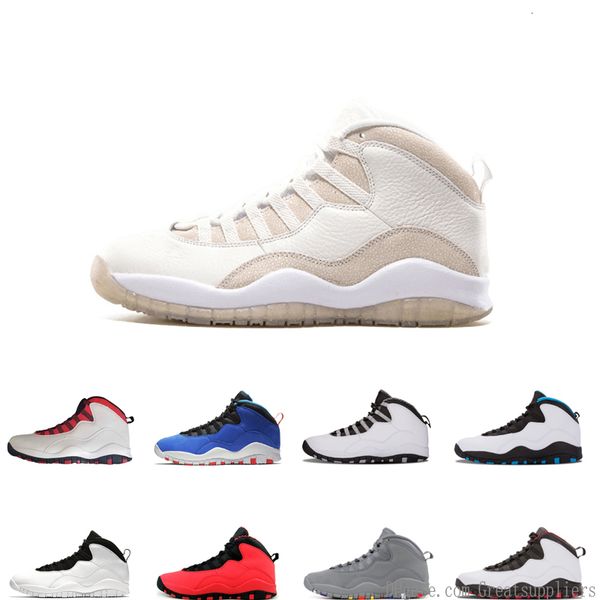 

2019 new 10s basketball shoes chicago black cool grey cement 10 westbrook i m back gs fusion red men sports trianers size 7-12