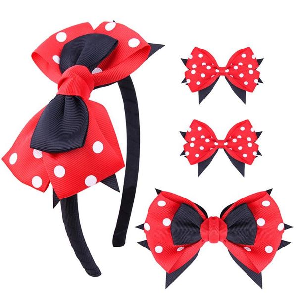 

children hairband hairpins flowers cloth hair bands lovely bowknot headwear accessories, Slivery;white