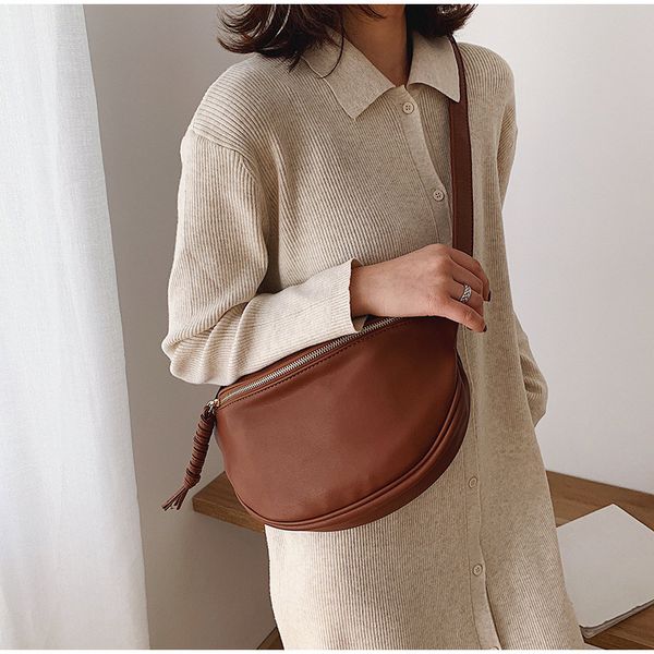 

new vintage soft pu leather crossbody bags woman female shoulder messenger bags ladiestravel purse handbags chest wholesale