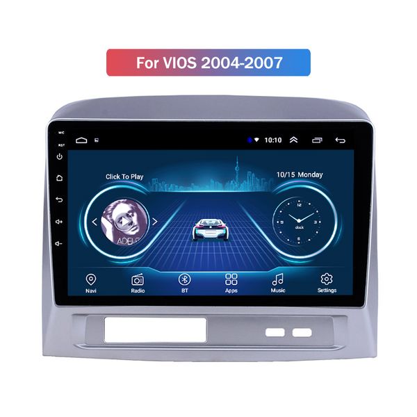 

10.1inch android 10 car gps navigation for vios 2004-2007 support stereo audio radio video